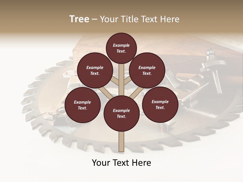 Electric Improvement Wood PowerPoint Template