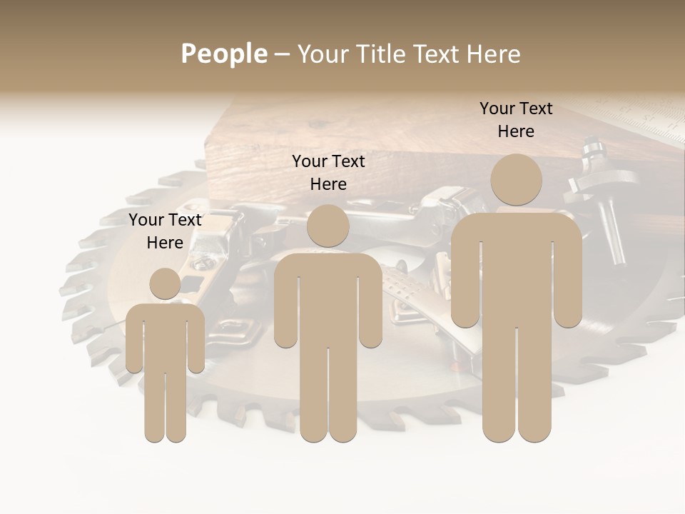 Electric Improvement Wood PowerPoint Template