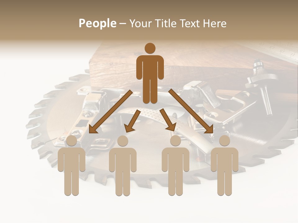 Electric Improvement Wood PowerPoint Template