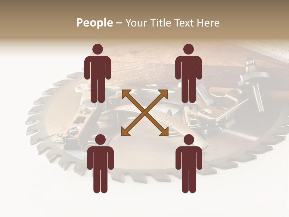 Electric Improvement Wood PowerPoint Template