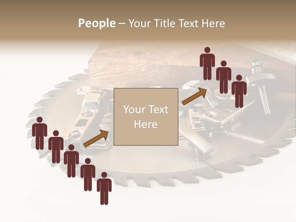 Electric Improvement Wood PowerPoint Template