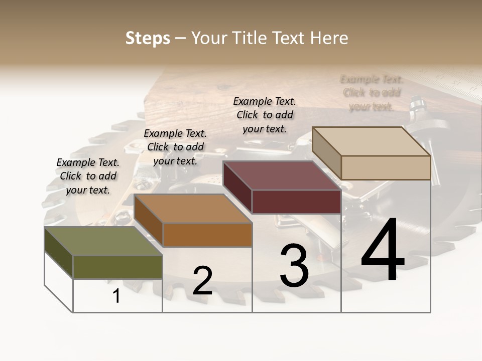 Electric Improvement Wood PowerPoint Template