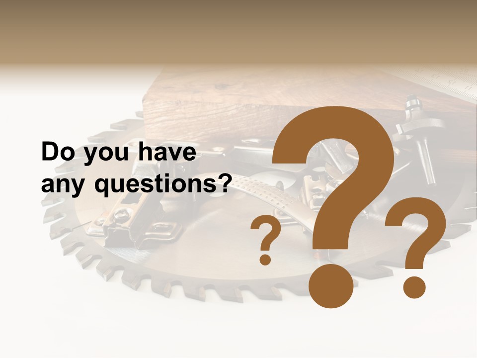 Electric Improvement Wood PowerPoint Template