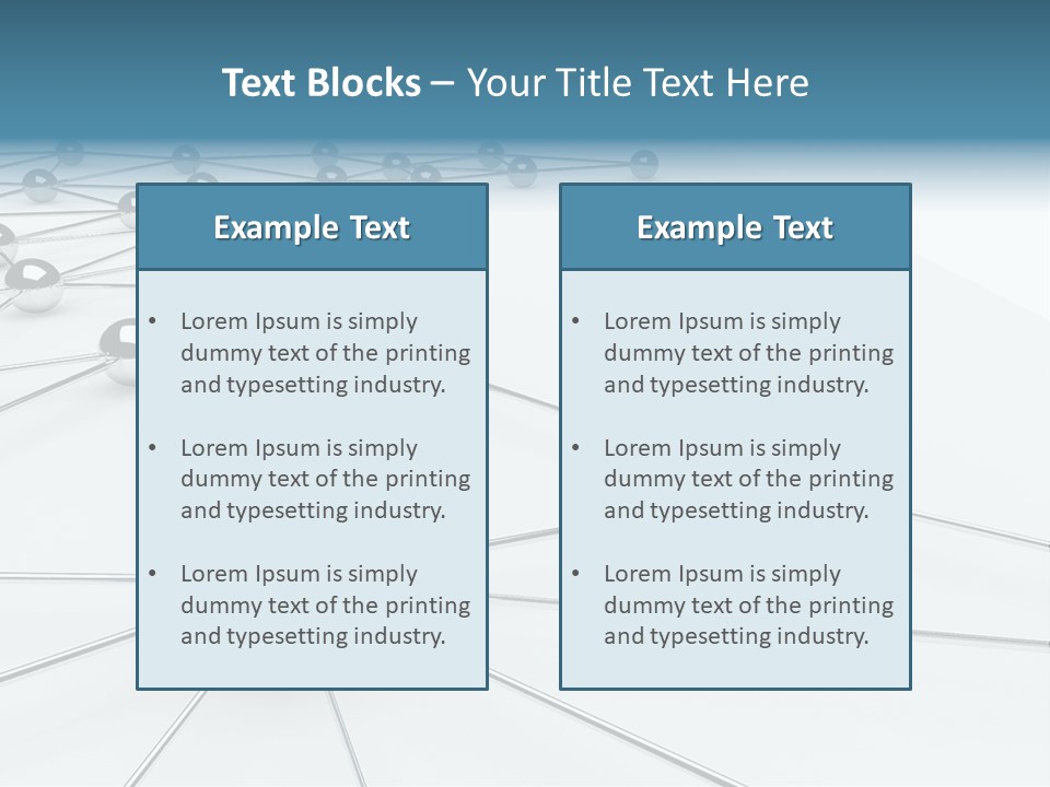 Community Metal Organized PowerPoint Template