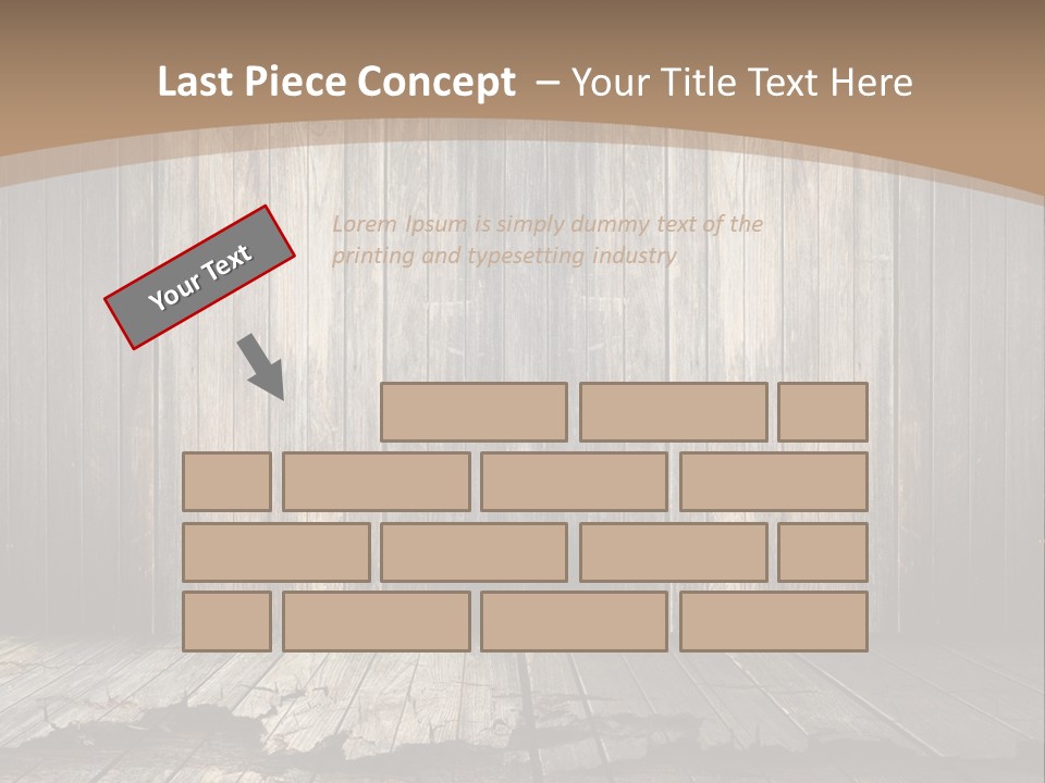Suburban Lawncare Cement PowerPoint Template