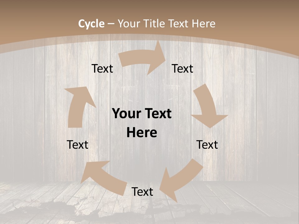 Suburban Lawncare Cement PowerPoint Template