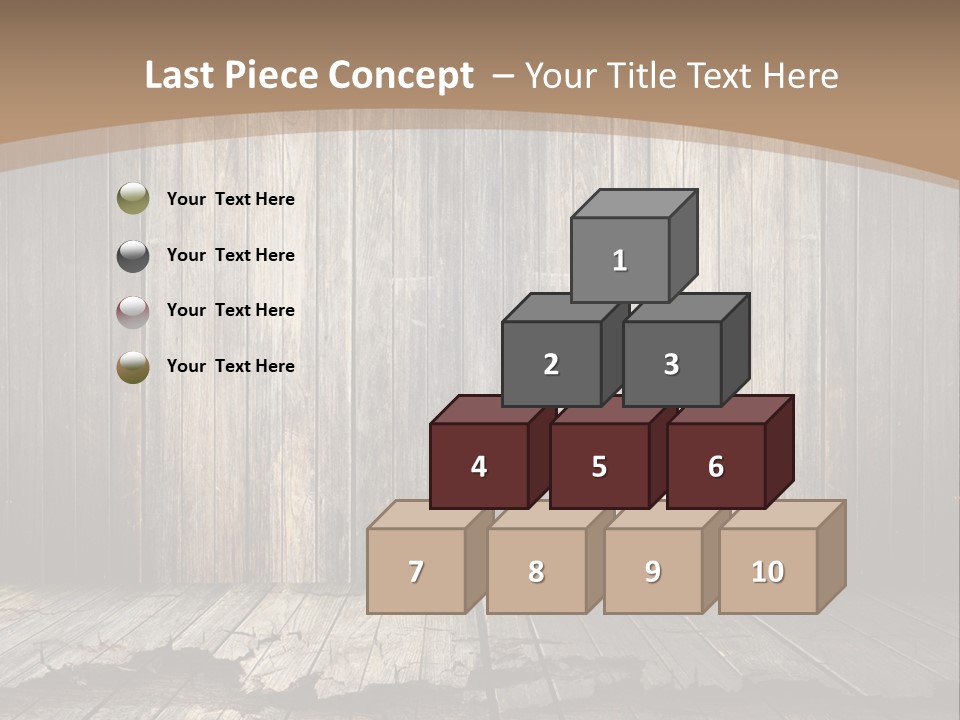 Suburban Lawncare Cement PowerPoint Template