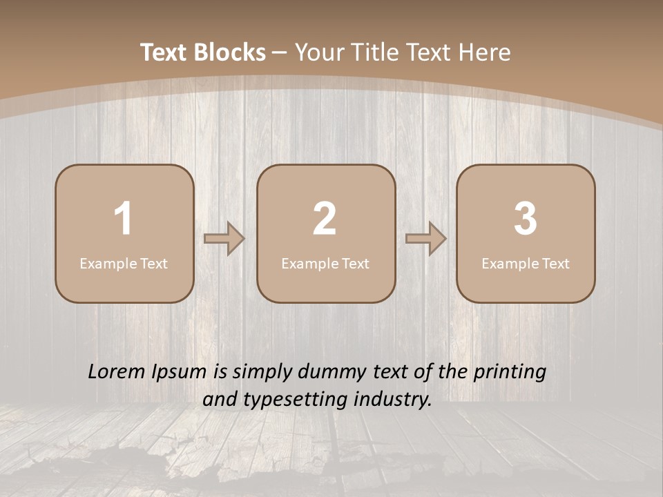 Suburban Lawncare Cement PowerPoint Template