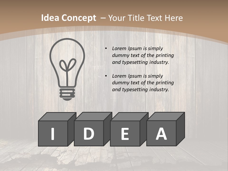 Suburban Lawncare Cement PowerPoint Template