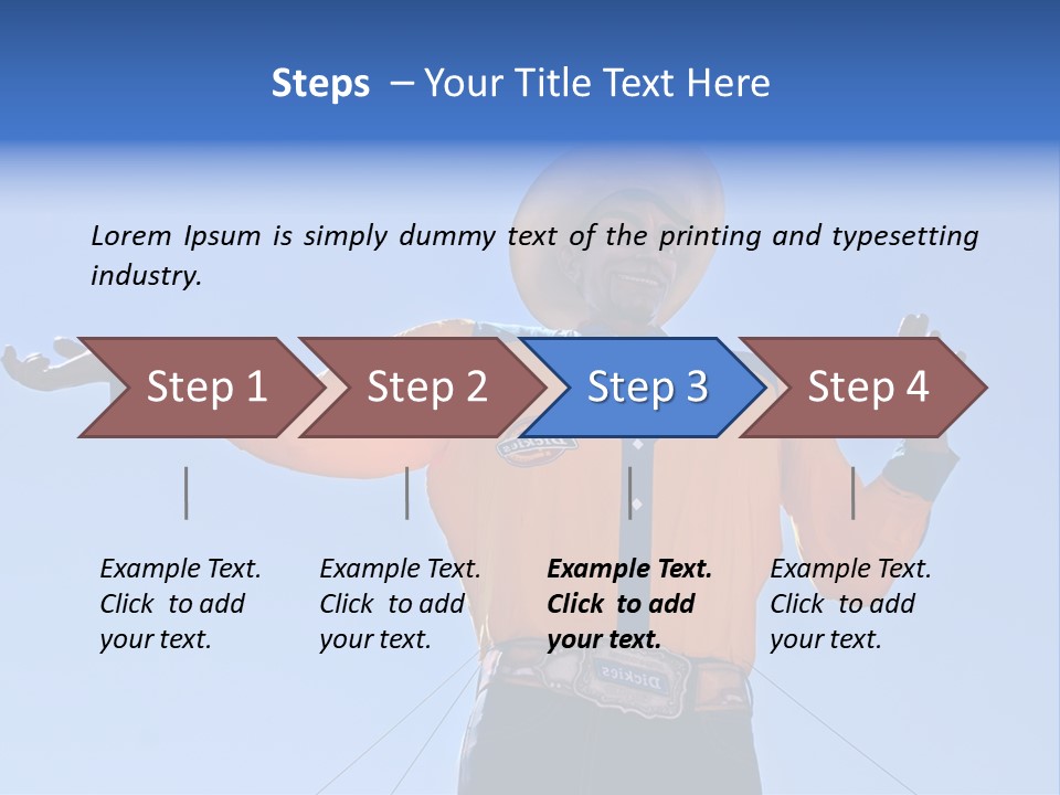 Big Tex Big Outfit PowerPoint Template
