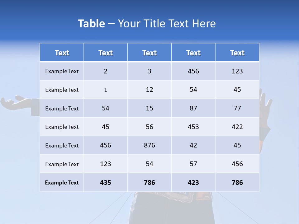 Big Tex Big Outfit PowerPoint Template