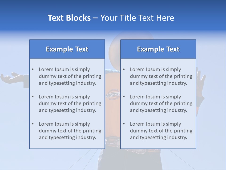 Big Tex Big Outfit PowerPoint Template