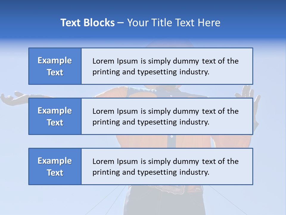 Big Tex Big Outfit PowerPoint Template
