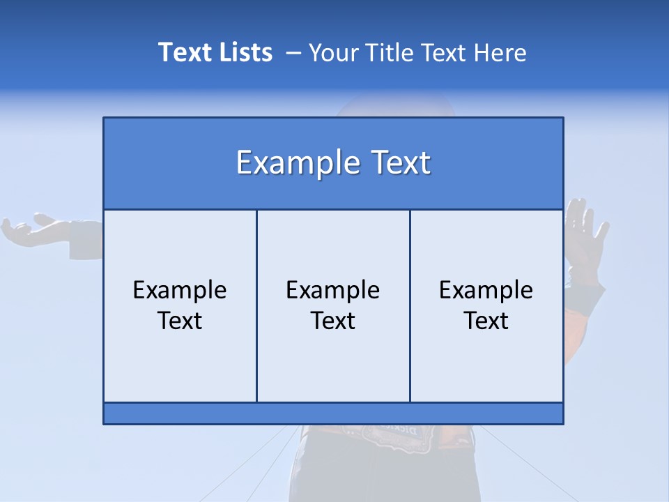 Big Tex Big Outfit PowerPoint Template