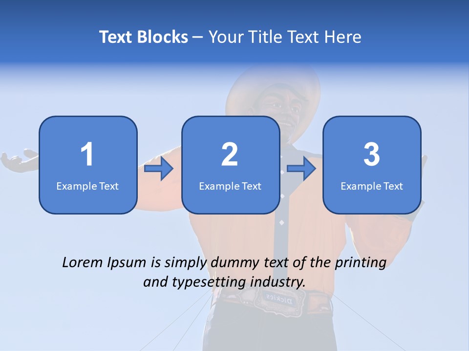 Big Tex Big Outfit PowerPoint Template