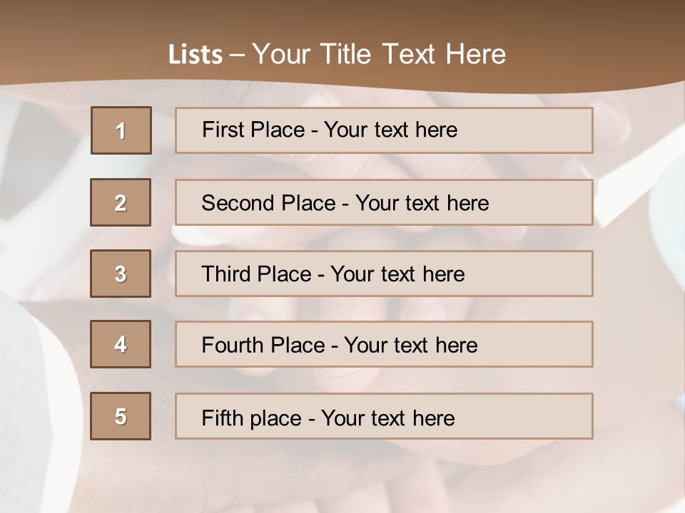 Thumb Companionship African PowerPoint Template