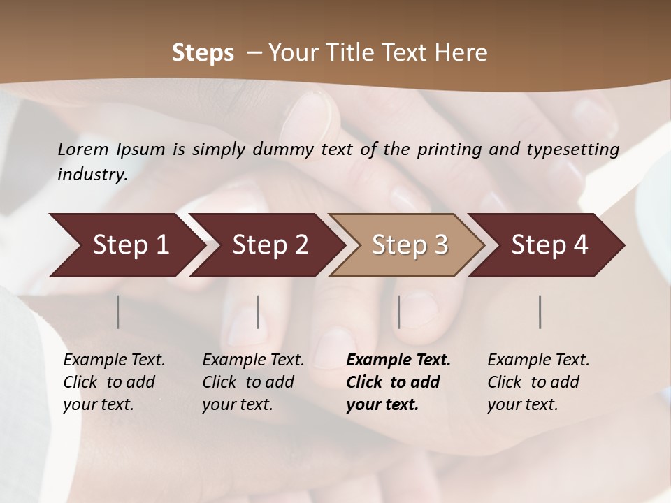 Thumb Companionship African PowerPoint Template