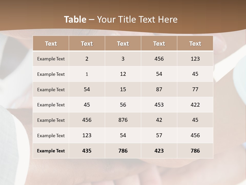 Thumb Companionship African PowerPoint Template