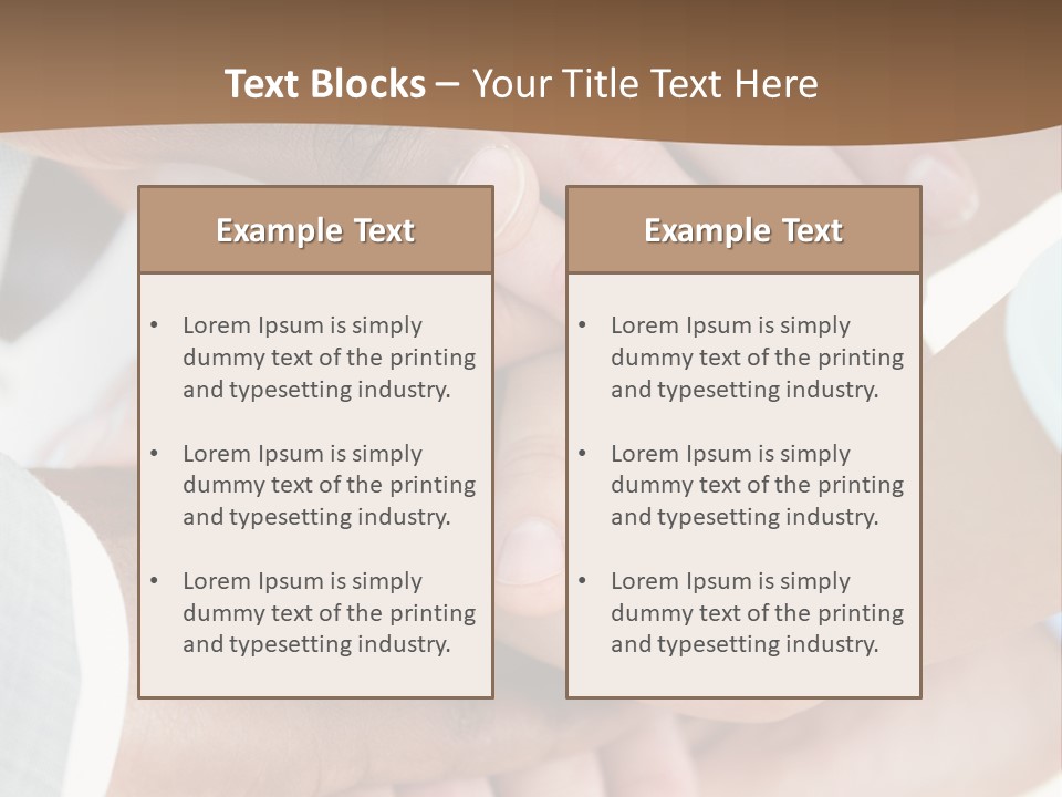 Thumb Companionship African PowerPoint Template