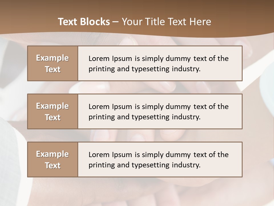Thumb Companionship African PowerPoint Template