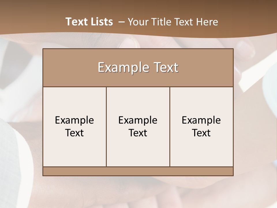 Thumb Companionship African PowerPoint Template