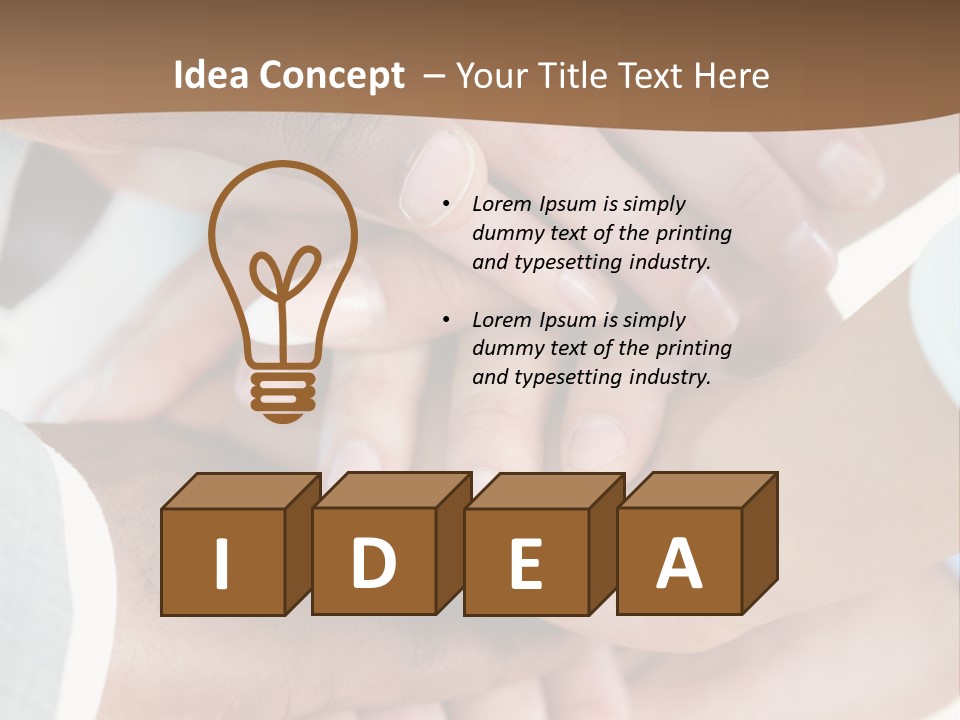 Thumb Companionship African PowerPoint Template