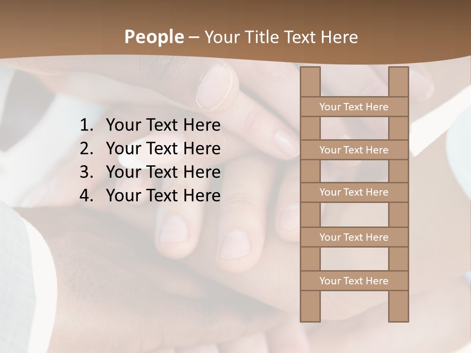 Thumb Companionship African PowerPoint Template