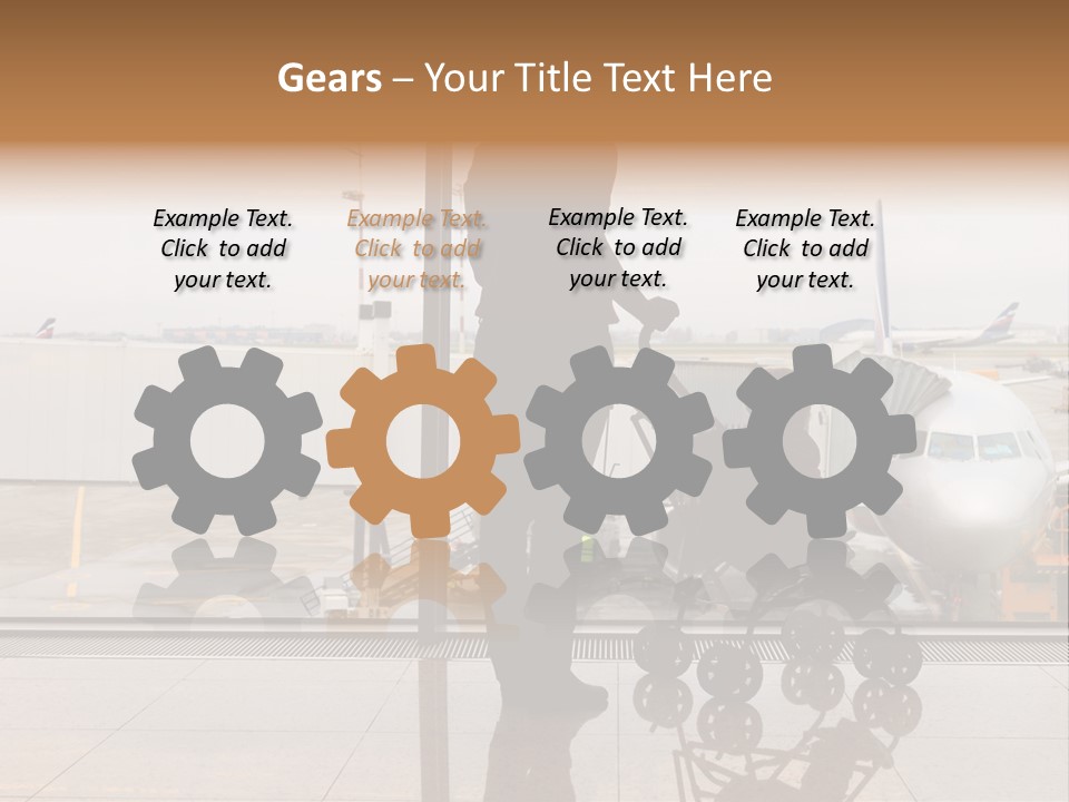 Lounge Passenger Travel PowerPoint Template