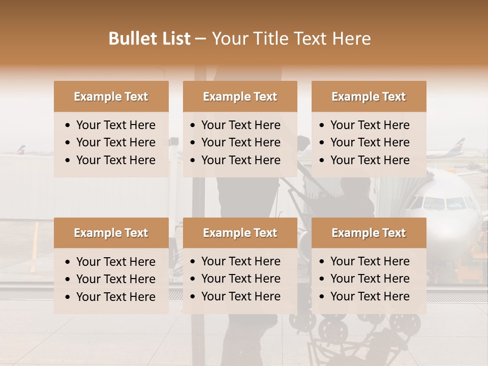 Lounge Passenger Travel PowerPoint Template