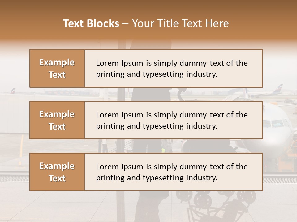 Lounge Passenger Travel PowerPoint Template