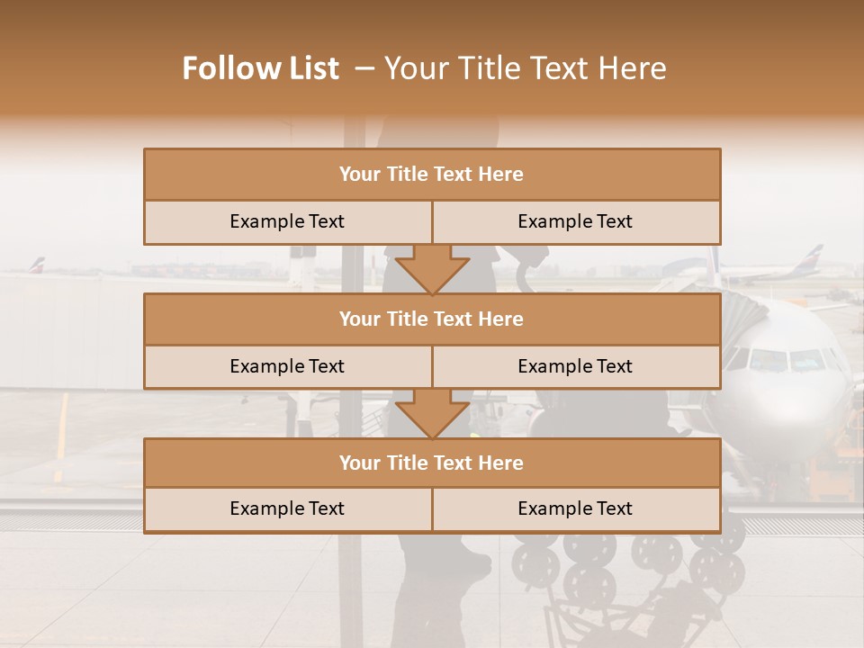 Lounge Passenger Travel PowerPoint Template