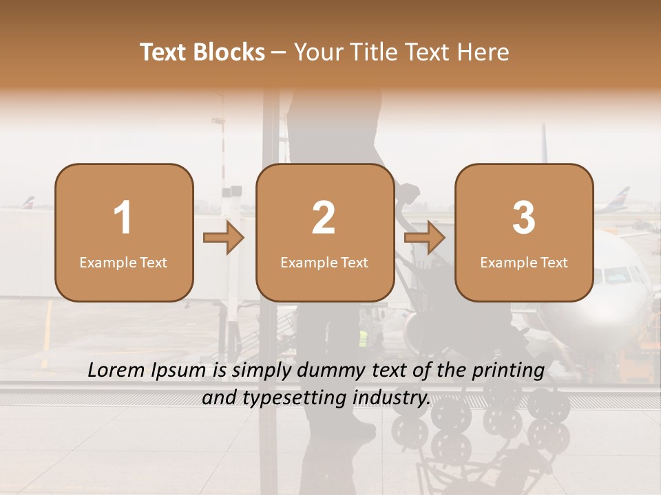 Lounge Passenger Travel PowerPoint Template