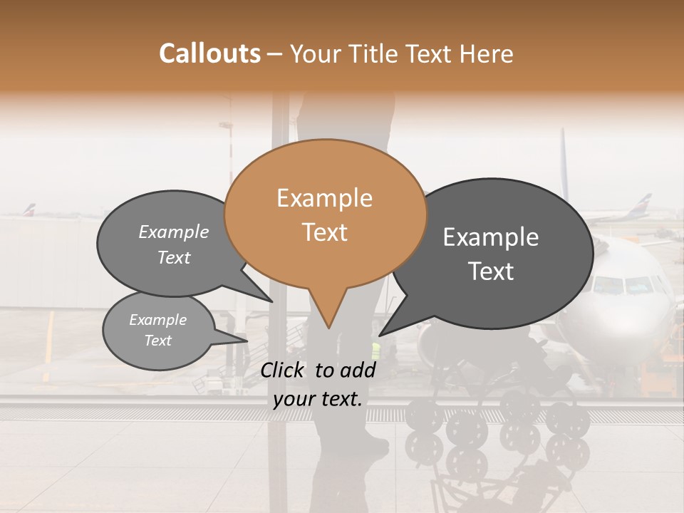 Lounge Passenger Travel PowerPoint Template