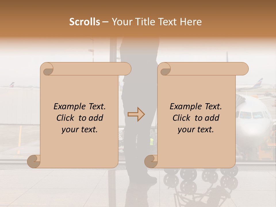 Lounge Passenger Travel PowerPoint Template