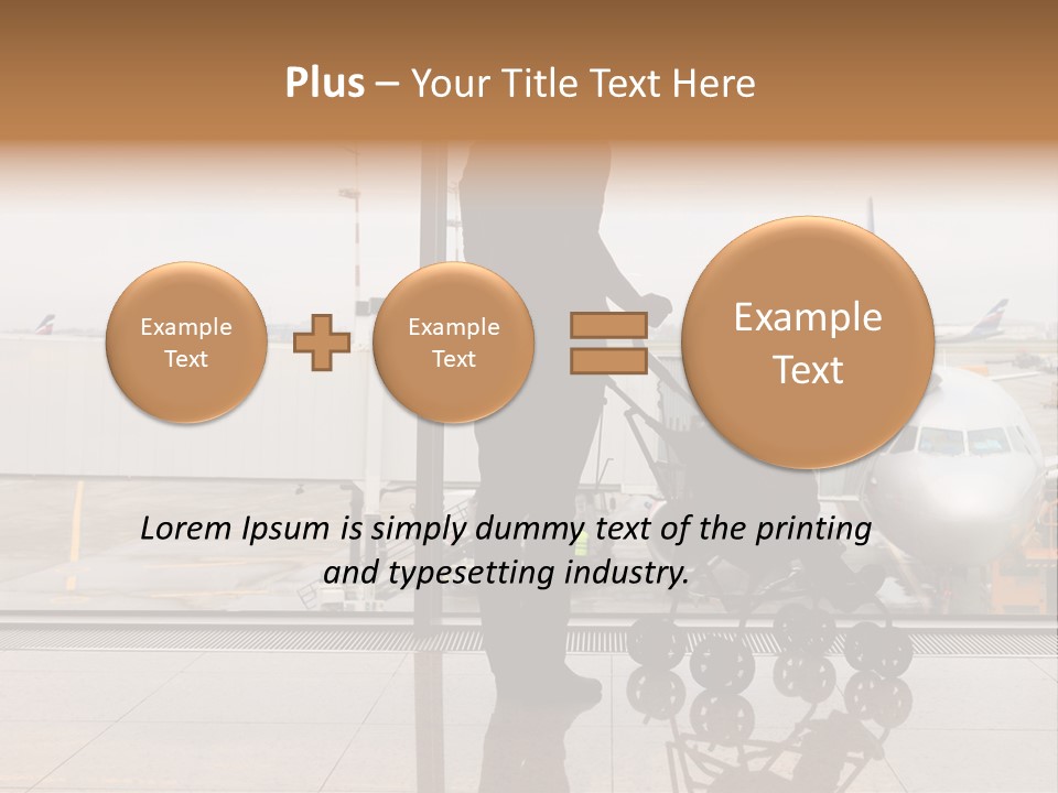 Lounge Passenger Travel PowerPoint Template
