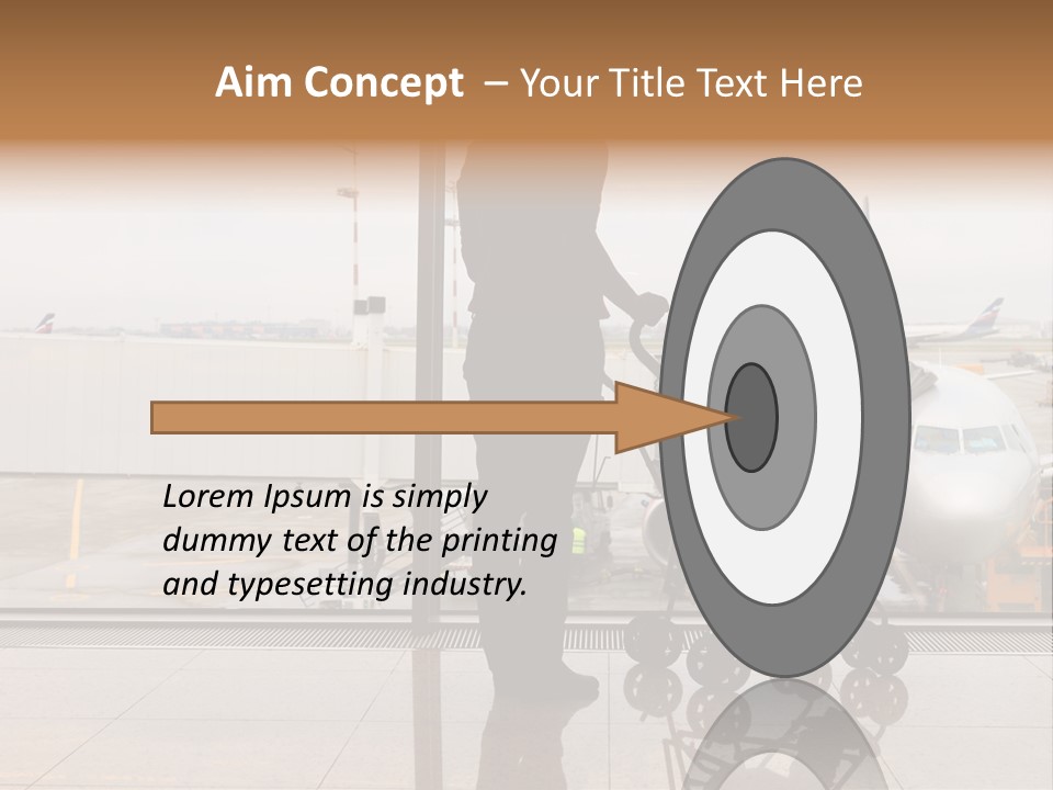 Lounge Passenger Travel PowerPoint Template