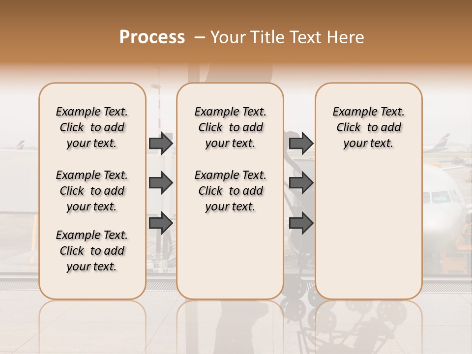 Lounge Passenger Travel PowerPoint Template