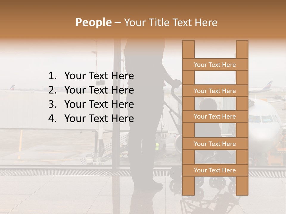 Lounge Passenger Travel PowerPoint Template