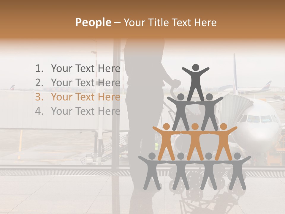 Lounge Passenger Travel PowerPoint Template