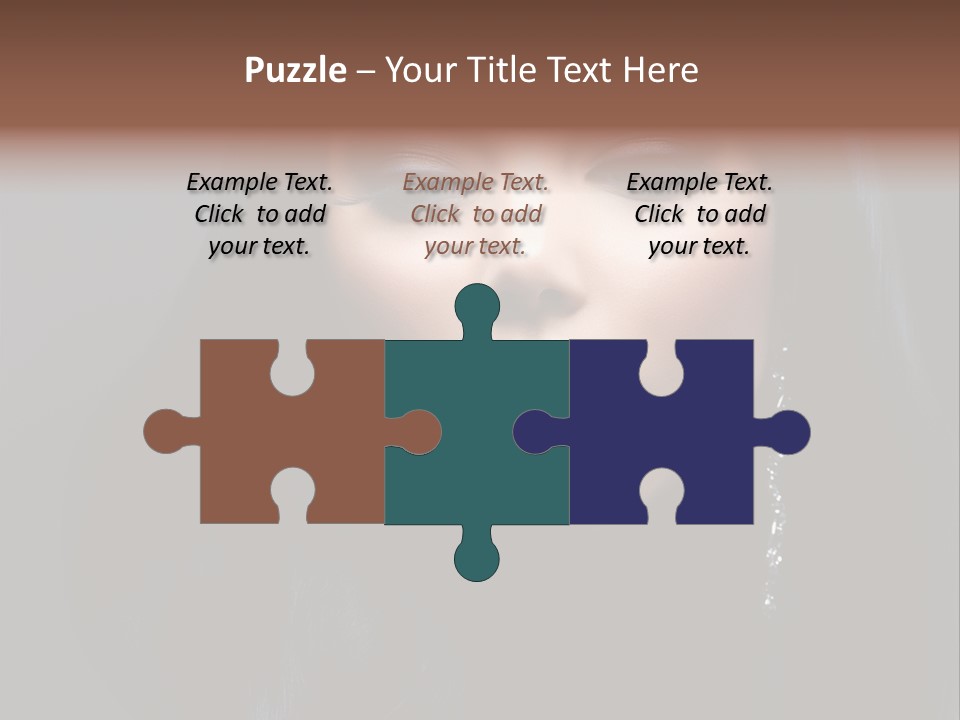 Eyes Curly Dark PowerPoint Template