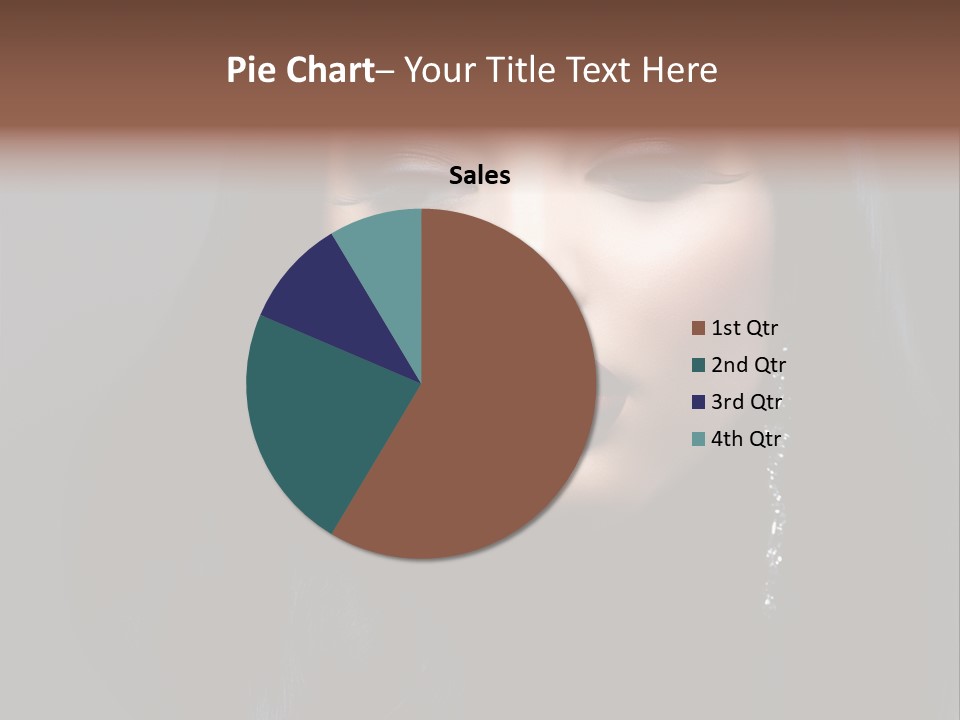 Eyes Curly Dark PowerPoint Template