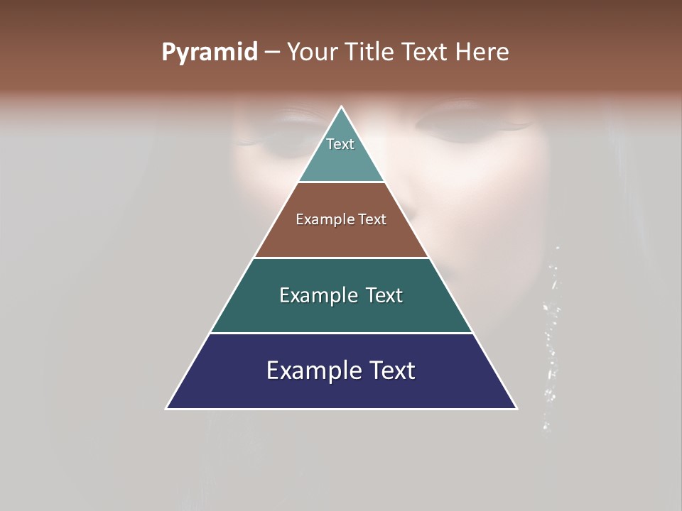 Eyes Curly Dark PowerPoint Template