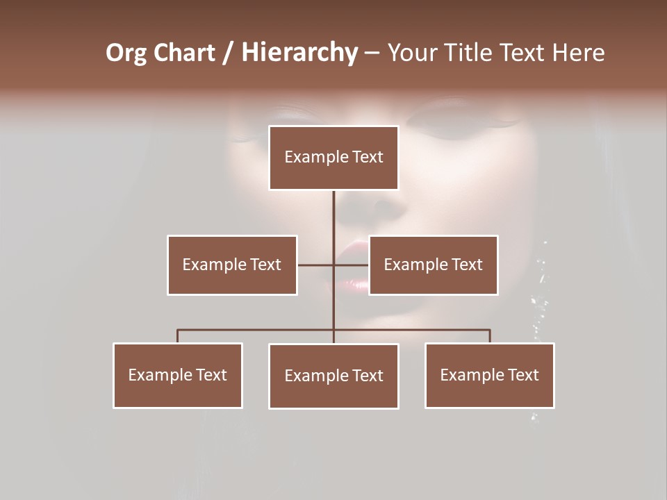 Eyes Curly Dark PowerPoint Template