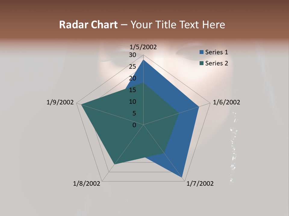 Eyes Curly Dark PowerPoint Template