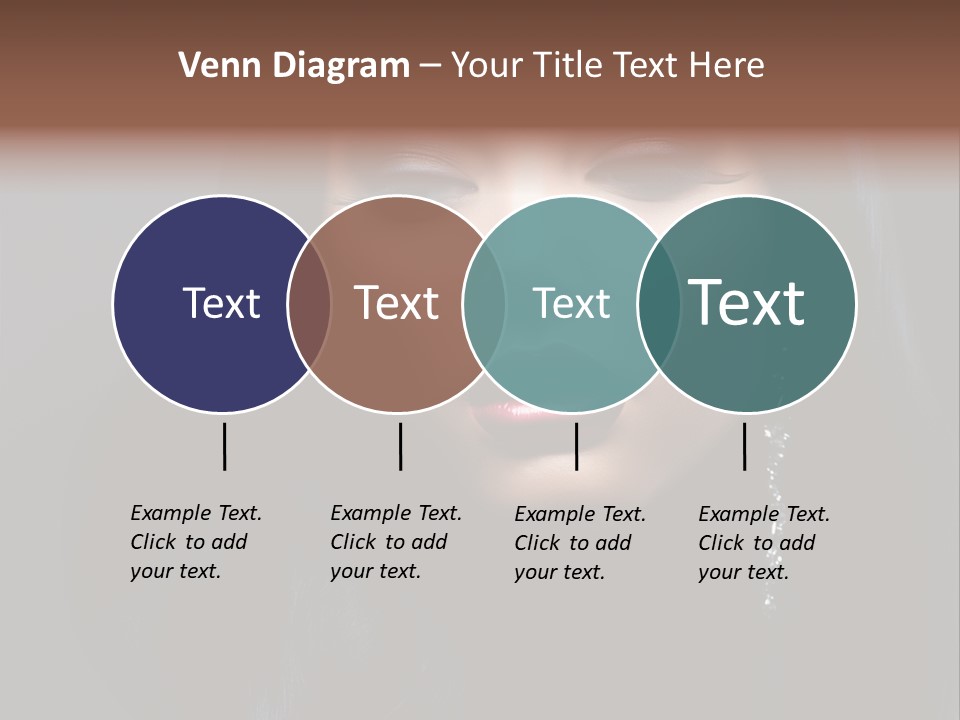 Eyes Curly Dark PowerPoint Template