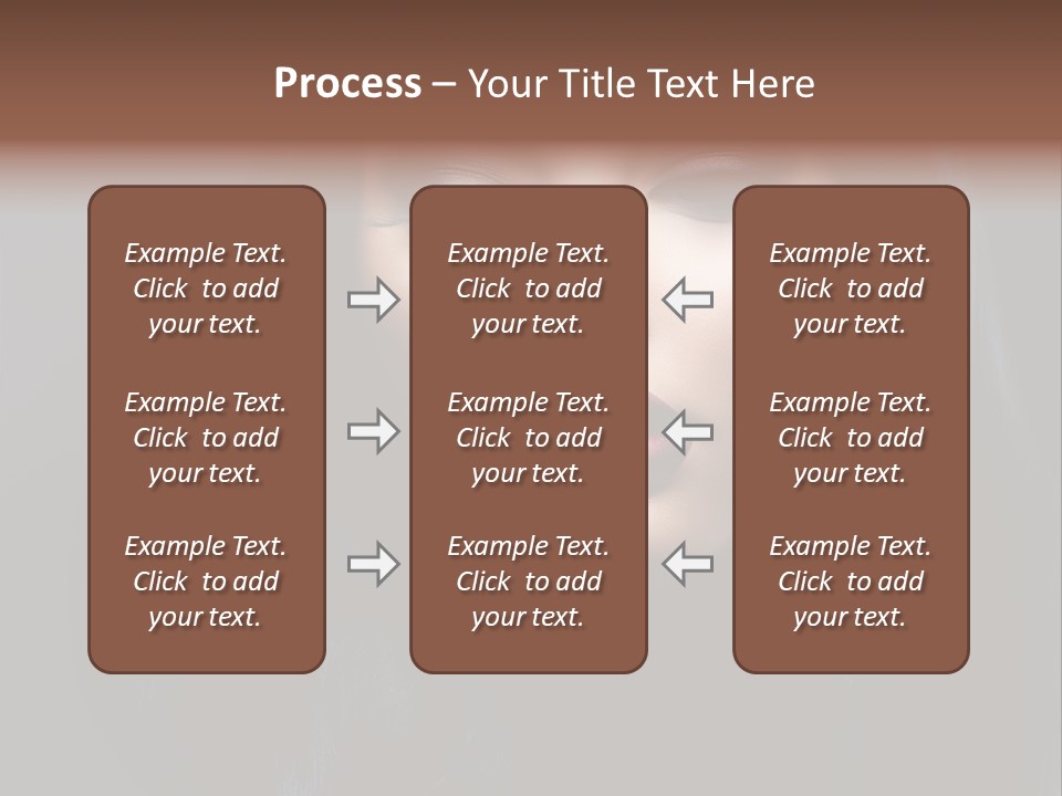 Eyes Curly Dark PowerPoint Template