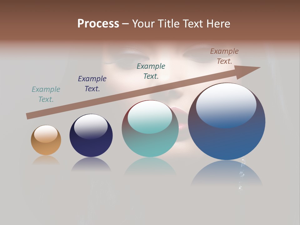 Eyes Curly Dark PowerPoint Template