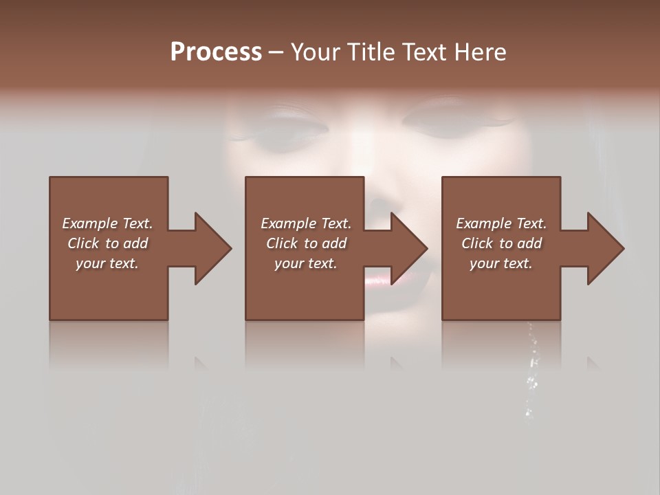 Eyes Curly Dark PowerPoint Template