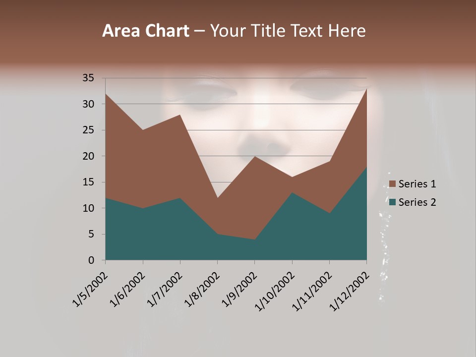Eyes Curly Dark PowerPoint Template