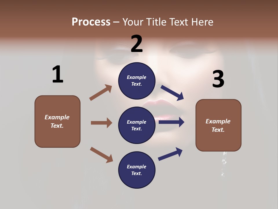 Eyes Curly Dark PowerPoint Template